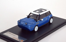 PREMIUMX 1:43 Mini Cooper S Yachtsman 2012 blaumetallic/weiß 