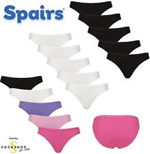 Damen Bikini-Slips, umweltfreundlich, weich atmungsaktiv Bambus, einfach, 5er-Pack-Spairs