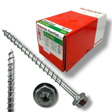 Holzbauschrauben FPF-HT 8x140 - T40/SW13 | 50Stk| Sechskantkopf | CPal0k2.