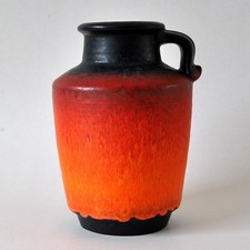 CARSTENS Tönnieshof Fat Lava KERAMIKVASE, Höhe 20 cm, 70er Jahre