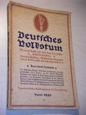 Deutsches Volkstum. Monatsschrift für das deutsche Geistesleben. Juni 1930 (12. 