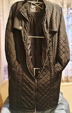 Steppmantel – schwarz –