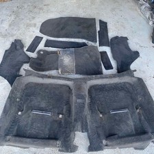 Mercedes-Benz W124 C124 A124 Coupe Cabrio Boden Teppich Verkleidung Set Schwarz