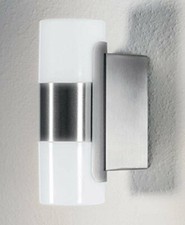 Osram LED Außenleuchte Mini Cylinder Updown Strahler silber 10W EEK:G (Spek.A-G)