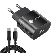 Schnell 20W Ladegerät USB Typ C Netzteil Adapter + Lade Kabel Für Samsung Handy