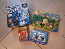 Spiele,  Gesellschaftsspiele für Kinder, Billy Biber, Memo u.a.