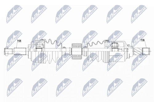 Nty npw 134 antriebswelle - nty, npw-re-134
