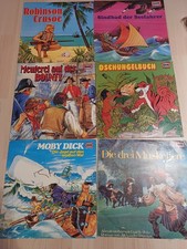 Europa Hörspiele Klassiker 6×Vinyl Schallplatte Vintage Stark verkratzt Retro