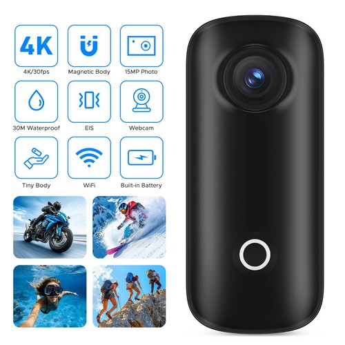 Action cam 30m wasserdicht - action,