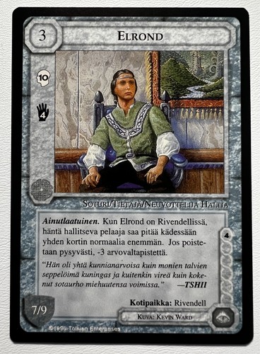 Elrond meccg middle earth - elrond, metw