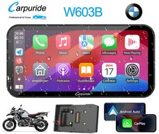 Carpuride W603B Carplay Android Auto Portable GPS Navigator für BMW Motorräder