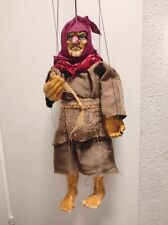 alte Marionette Hexe 40cm