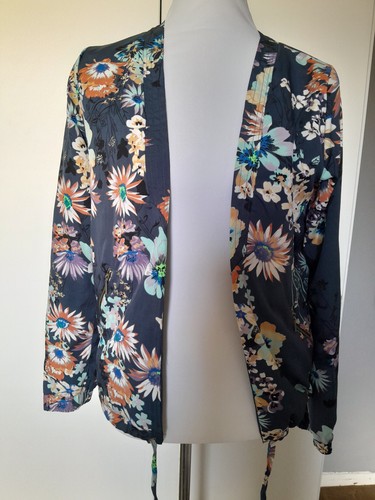 Dunkelblauer cardigan mit - dunkelblauer,