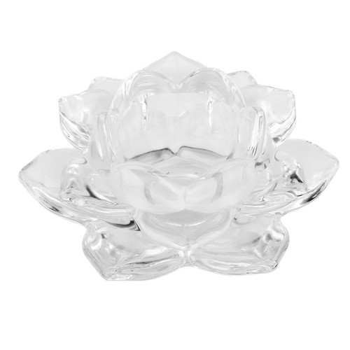 Lotus teelichthalter glas - lotus,