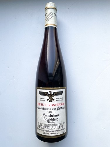 1978 riesling eiswein auslese - 1978, eiswein-auslese