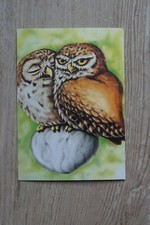 Eulenpostkarte, Postkarte