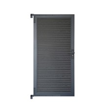 WPC Tür Aluminium Gartentür