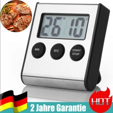 Edelstahl LCD Küchentimer