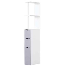 Narrow Bathroom Cabinet White