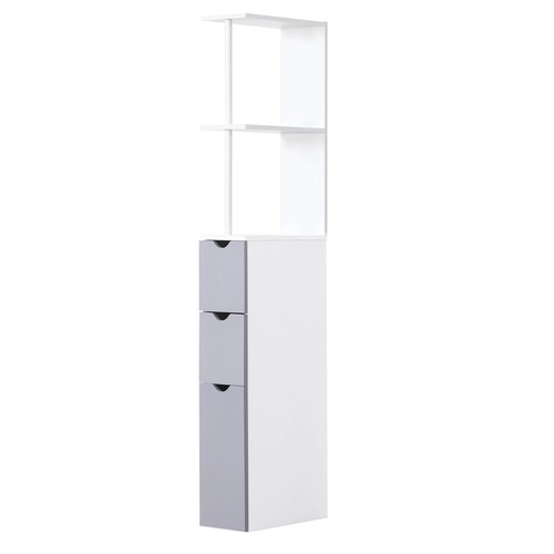 Schmaler badschrank weiß - badschrank,
