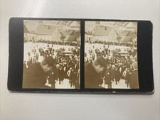 1910 Privat Stereo Foto König von Sachsen Friedrich August III. / Adel Wettiner