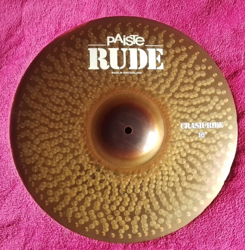 Paiste rude crash ride wie - paiste, 16