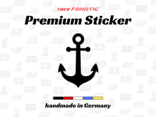 Anker Sticker Schwarz Auto