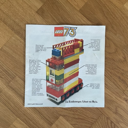 Lego werbung prospekt 1973 - lego, 73