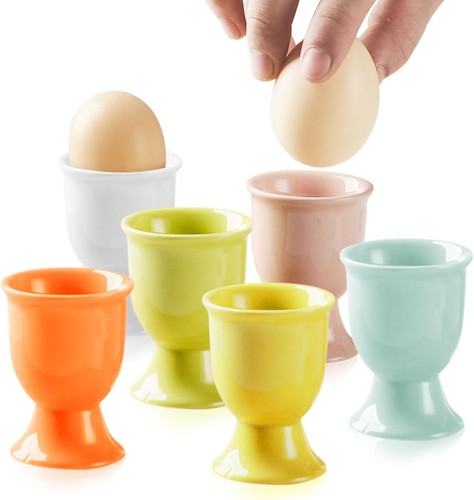 Eierbecher keramik 6er pack - eierbecher,