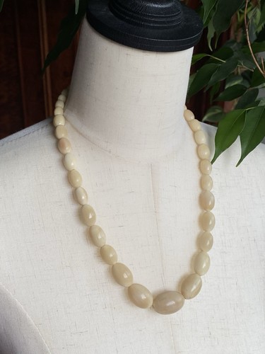 Vintage hornkette perlenkette - vintage,