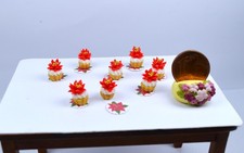 *~*   2 Winter oder Weihnacht Törtchen   ,für das Puppenhaus  *~*