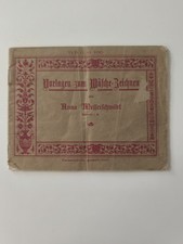 Antikes Handarbeitsheft Stickmuster Kreuzstich Vorlagen Anna Messerschmidt rar