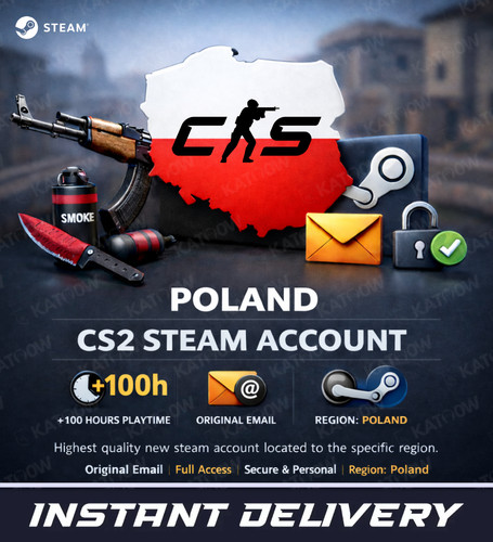Poland cs2 steam - 【poland】cs2, account
