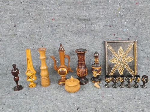 Holz deko set - –, vintage