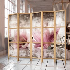 Blumen Garten Spa RAUMTEILER PARAVENT HOLZ SPANISCHE WAND ORIENT TRENNWAND