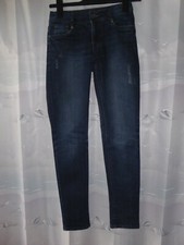 "CASA BLANCA" Damen Jeans Hose Gr 34 Slim Schmales Bein BaumwollMix RV