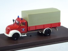 (HR-6) Brekina Magirus Rundhauber Pritsche der Feuerwehr in OVP