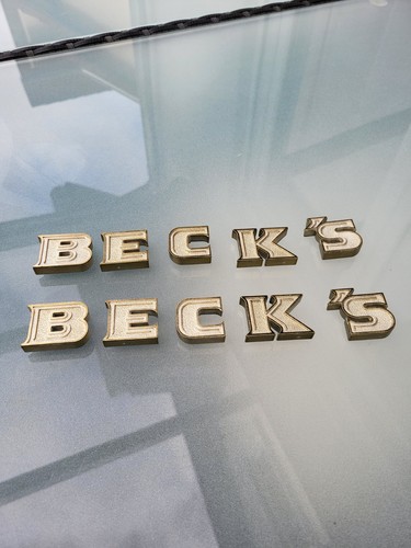 Beck buchstaben - beck’s,