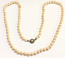 Lange Perlenkette Perle 8,1 mm