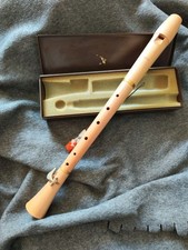 MOECK, Alt Blockflöte, TUJU, Ahorn, mit Klappe, deutsch, 48 cm