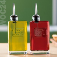 2er SET Essig Öl Flasche