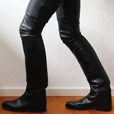 Dressur Reiterstiefel  "Cavallo" aus schwarzem Leder - Groesse 43
