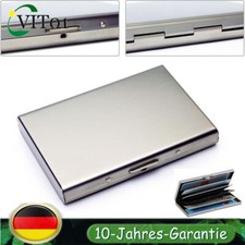 Edelstahl RFID Kreditkartenetui EC Karten Visitenkarten Geldbörse Wallet Etui DE