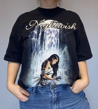 Nightwish Heavy Metal Band Tshirt Oversized Merchandising Vintage Musik 90s