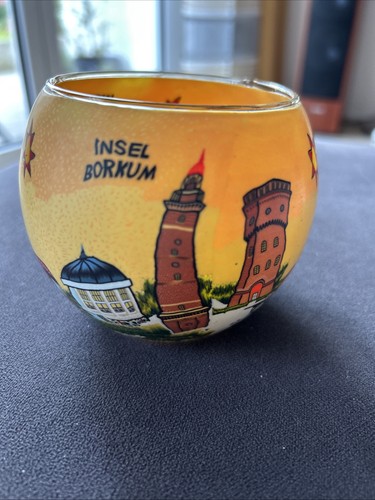 Leuchtglas art line insel - art,