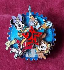 Disneyland Paris Pin 25 Jahre Spinner Disney Anstecker Mickey Donald Goofy Minni