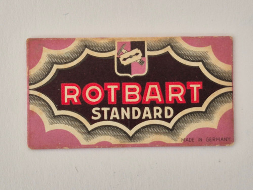 Alte rasierklinge rotbart - alte,