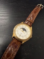 Vintage Tempic 03 Mondphase, Armbanduhr, Handaufzug, Herrenuhr, 80er Jahre