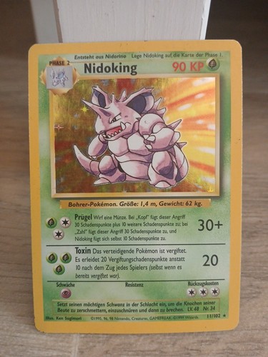 Nidoking 102 base - base, set