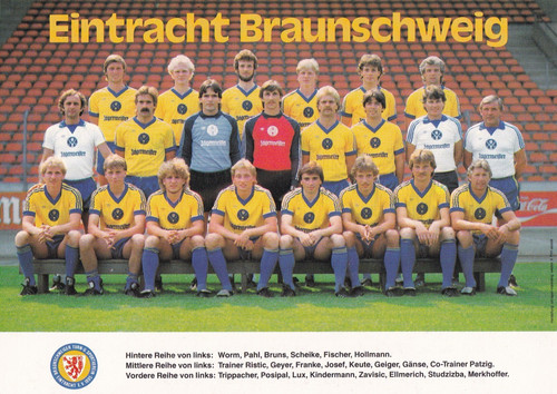 Mannschaftskarte eintracht - mannschaftskarte,